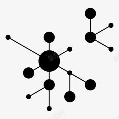 连接互联网连接杂波元素图标图标