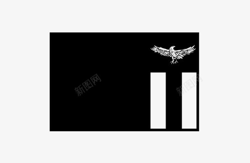 翅膀赞比亚国旗翅膀塔图标图标