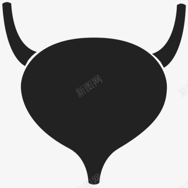 膀胱公牛牛图标图标