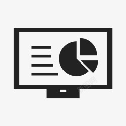 电视图表屏幕统计统计组织图标高清图片