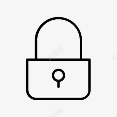 打开锁锁密码保护图标图标