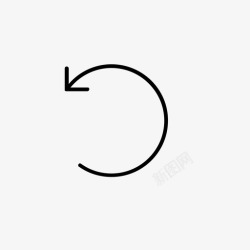 重复网站重播向左重复图标高清图片
