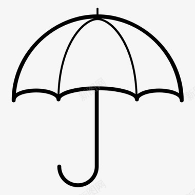 伞覆盖物装饰图标图标