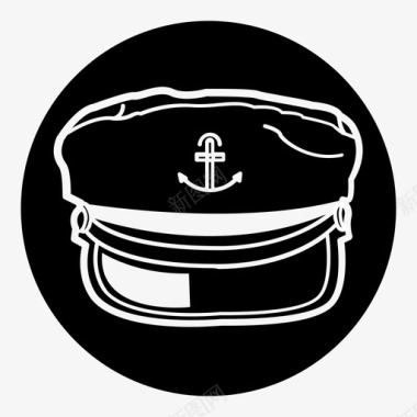 海军陆战队船长帽老板服装图标图标