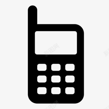 短信手机icon老式手机图标图标