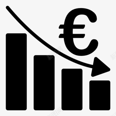 分发失败衰退欧元欧洲图标图标