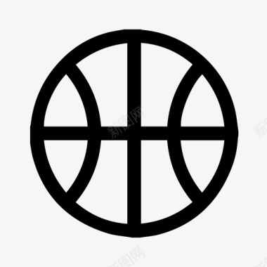 运动种类标志篮球爱好娱乐图标图标
