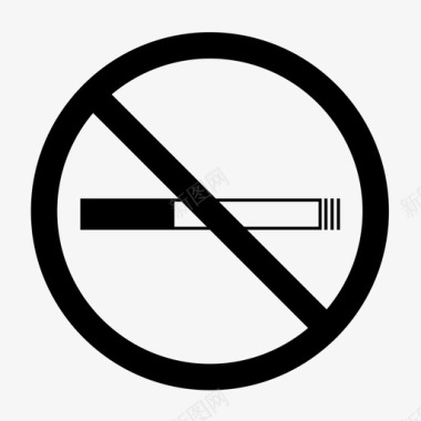 禁止吸烟的小人禁止吸烟禁止吸烟标志吸烟图标图标