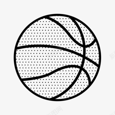 篮球筐篮球点印刷wnba图标图标