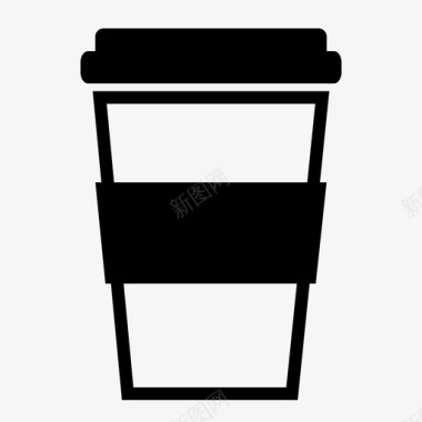 咖啡杯纸杯星巴克图标图标
