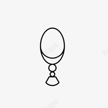 鸡蛋杯蛋黄蛋壳图标图标