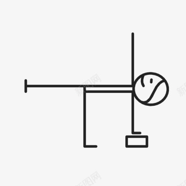 瑜伽塑形半月体式人图标图标