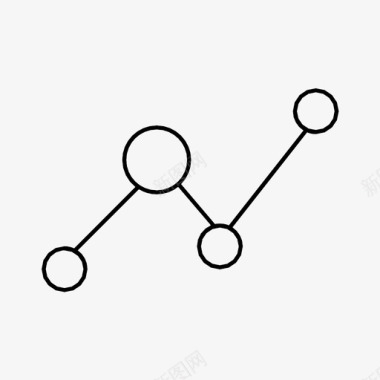 电脑图信息折线图信息图报告图标图标