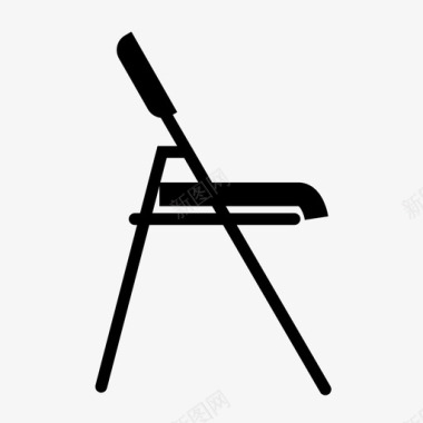 椅子折叠椅家具图标图标
