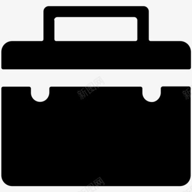 手提箱西装包公文包图标图标
