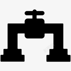 吸水管水龙头主管路吸水管图标高清图片
