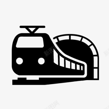 城市排名隧道火车火车站图标图标