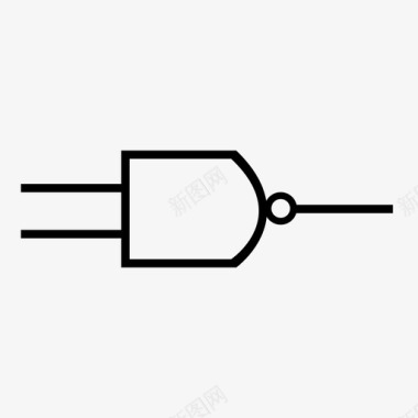 非椪柑与非门数字数字图标图标