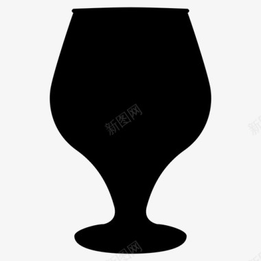 时光鸡尾酒玻璃杯饮料图标图标