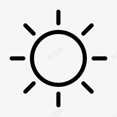 稻田天空太阳闪耀能量图标图标