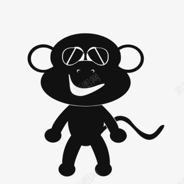 炫酷酷猴子图标图标