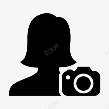 相机标志摄影师视频用户图标图标