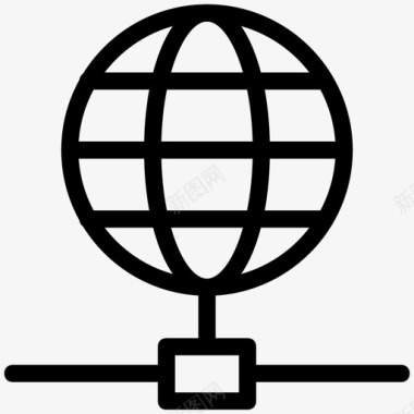 全球全球网络世界图标图标