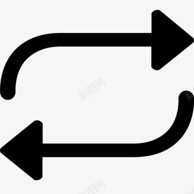 循环标志重复应用程序箭头图标图标