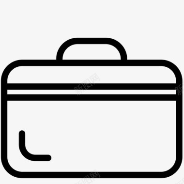 金属的质感旅行箱旅行袋金属图标图标