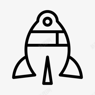 火箭深空外太空图标图标