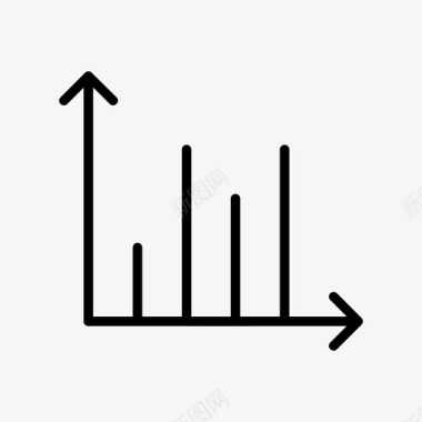 创意图表信息图表统计销售报告图标图标