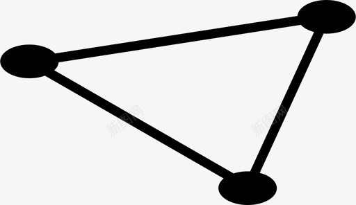 三角图三维图表图标图标