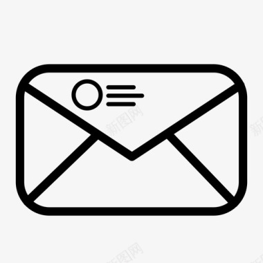 邮件信息邮箱电子邮件未读电子邮件邮政图标图标
