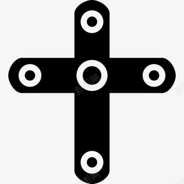 十字架天使基督教图标图标