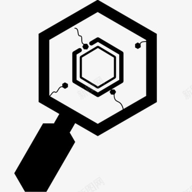 埃博拉研究生物中学搜索图标图标