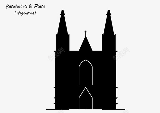 世界主教座堂拉普拉塔图标图标