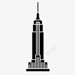 纽约帝国大厦帝国大厦纪念碑纽约图标高清图片