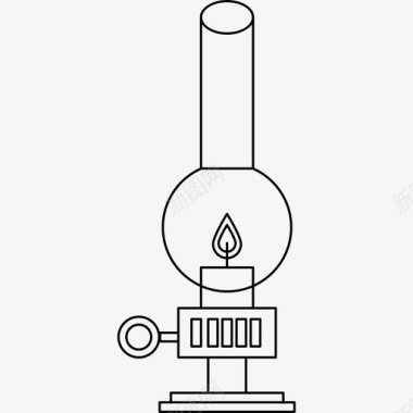 emoji中风油灯工具和器具丛林中风图标图标