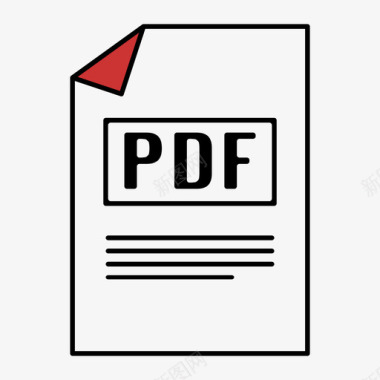 pdf文件图标a我的文件格式工具包由ellefennah提供图标