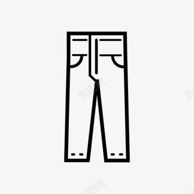 裤子服装男装图标图标