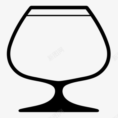 采购产品玻璃空干邑杯苏格兰威士忌图标图标