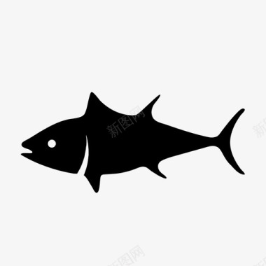 海洋鱼动物鲤鱼图标图标
