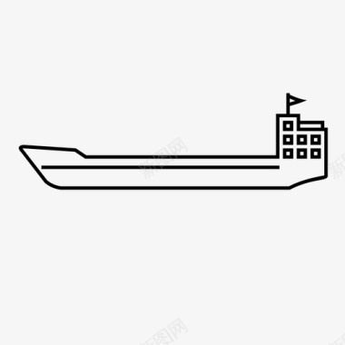 油轮船舶运输图标图标