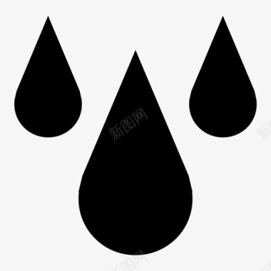 雨血水雨图标图标