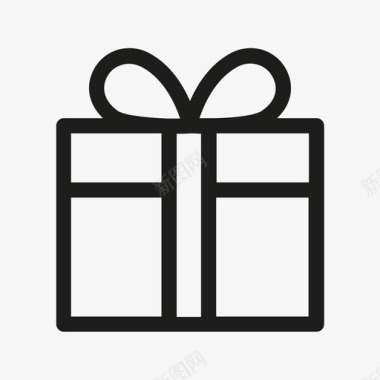 生日礼物摆件礼物派对礼物礼盒图标图标
