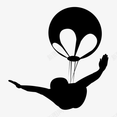 跳伞跳伞图标图标