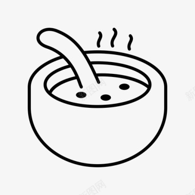 一碗汤舒缓汤碗图标图标