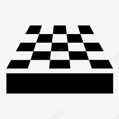 国际象棋桌子策略图标图标