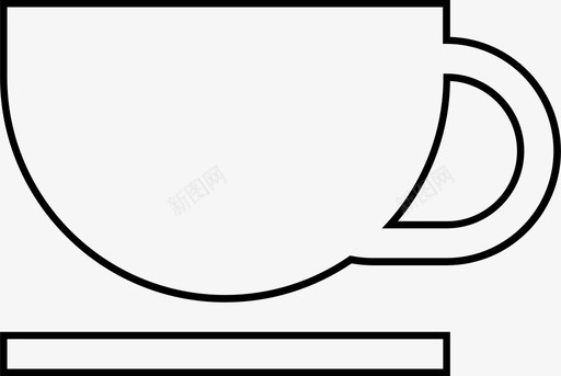 咖啡杯咖啡豆杯子饮料咖啡图标图标