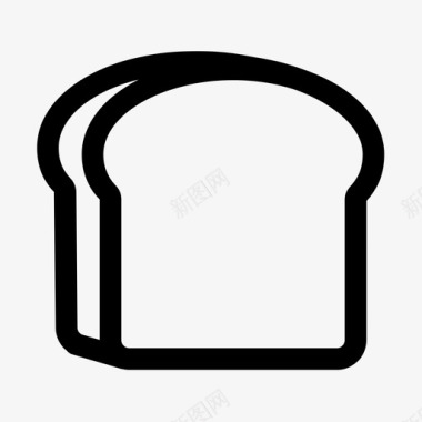 面包小麦美味图标图标